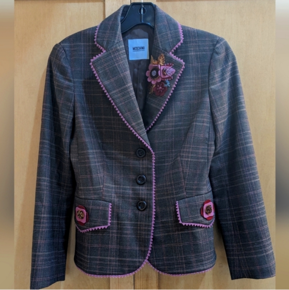 Vintage Moschino Cheap And Chic Wool Blazer